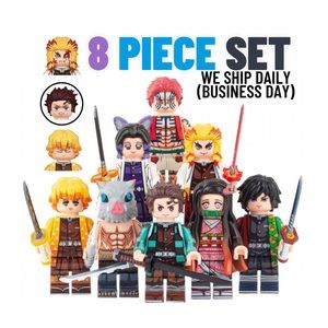 Demon Slayer - 8 piece Minifigure Set
